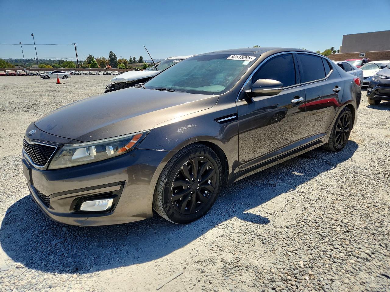 2014 Kia Optima Ex Brown vin: 5XXGN4A79EG264522