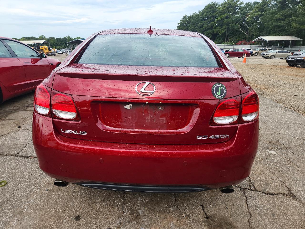 2007 Lexus Gs 450h Red vin: JTHBC96S375006707