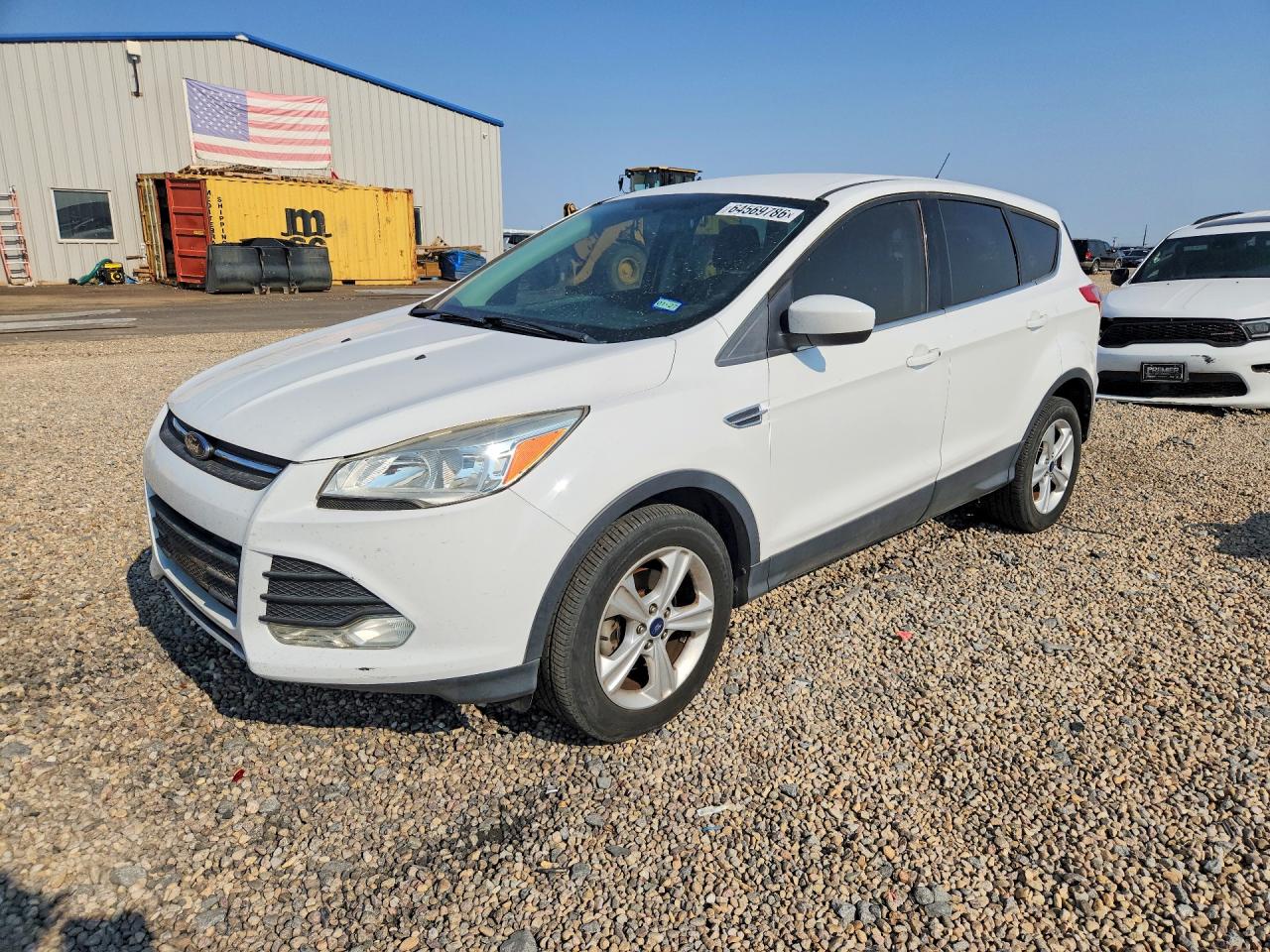 2013 Ford Escape Se Белый vin: 1FMCU0GX0DUC59246