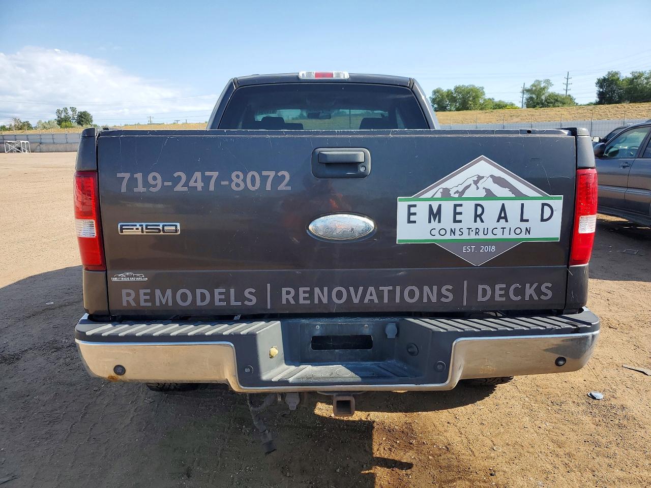 2007 Ford F150 Gray vin: 1FTPX14517FB11864
