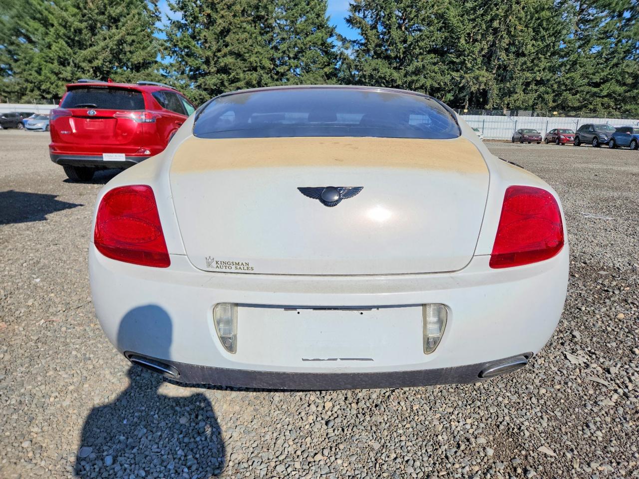 2005 Bentley Continental Gt White vin: SCBCR63W95C027812