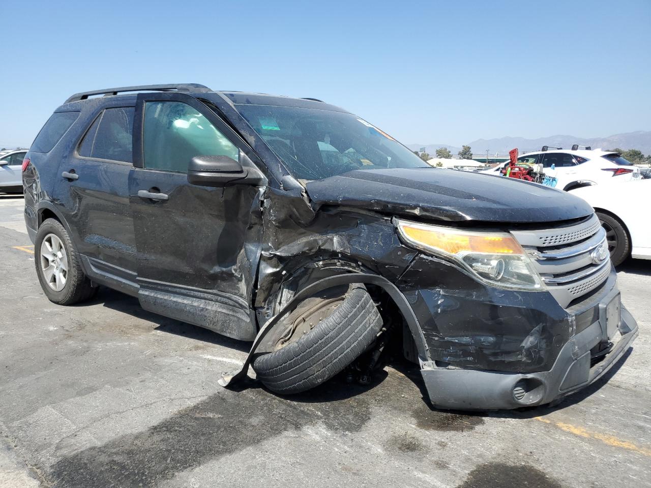 2014 Ford Explorer Black vin: 1FM5K7B82EGA32941