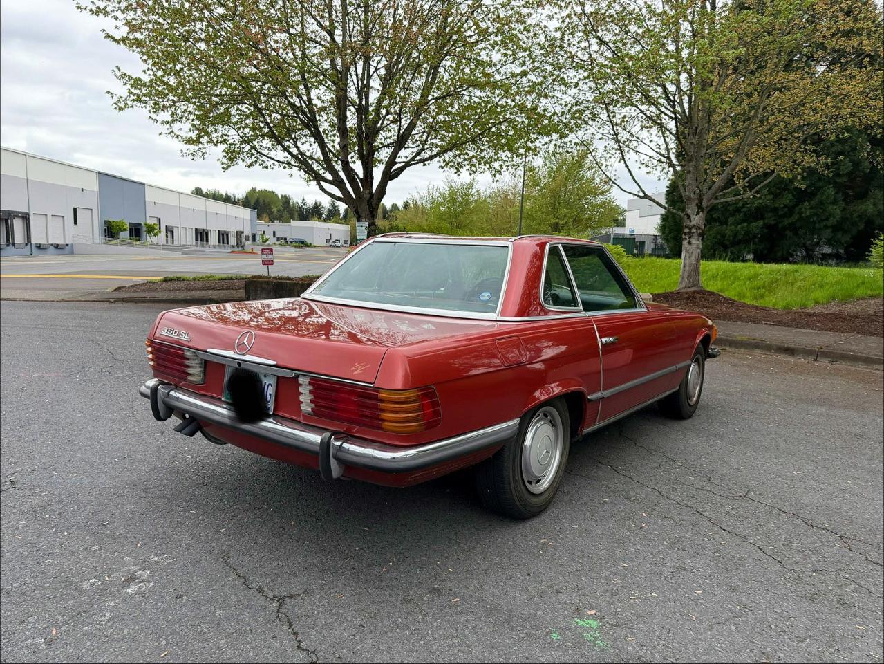 1972 Mercedes-benz 350sl Red vin: 10704412003010