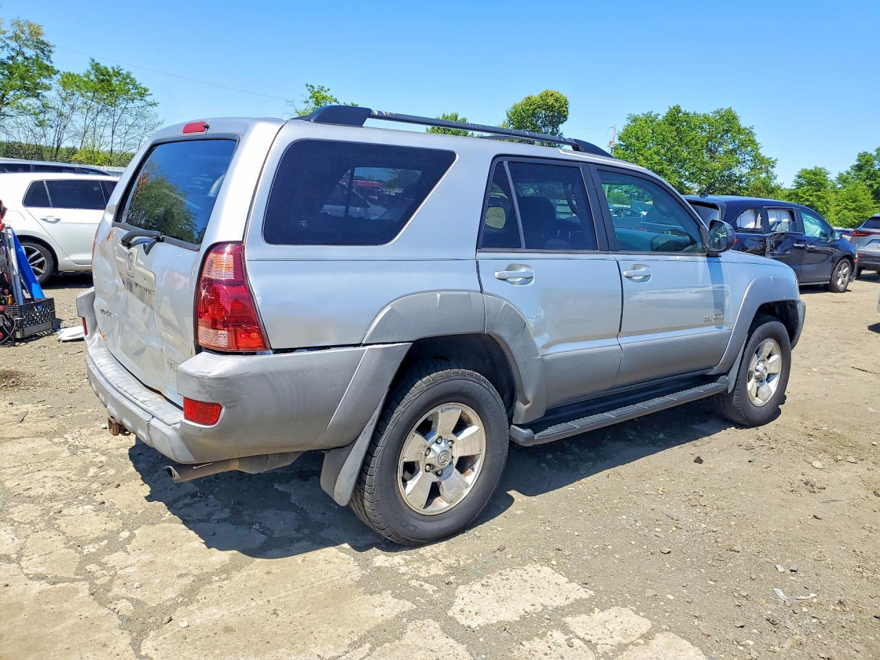 2003 Toyota 4runner Sr5 Silver vin: JTEBU14R230006698