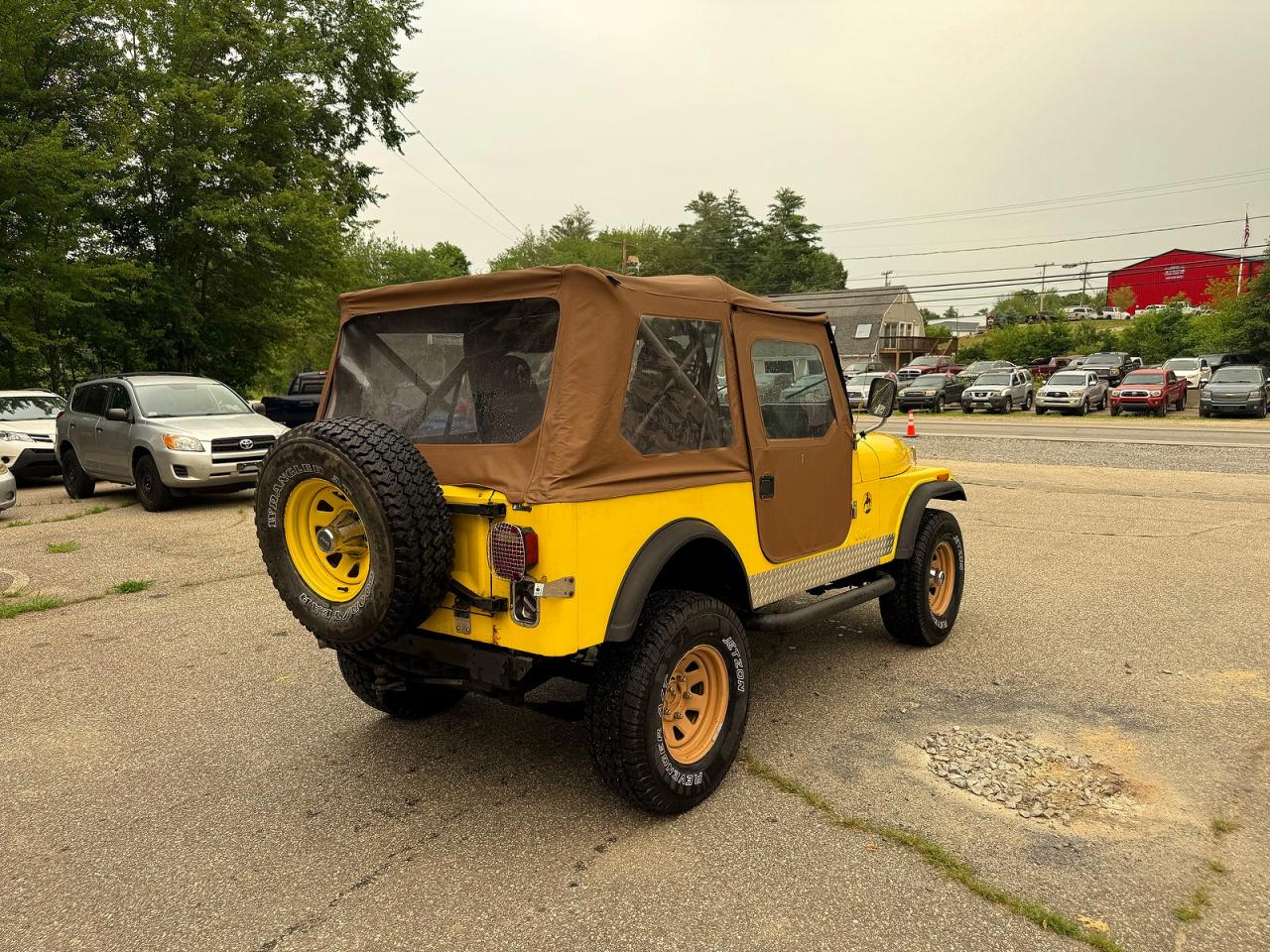1986 Jeep Jeep Cj7 Yellow vin: 1JCCM87A0GT142841