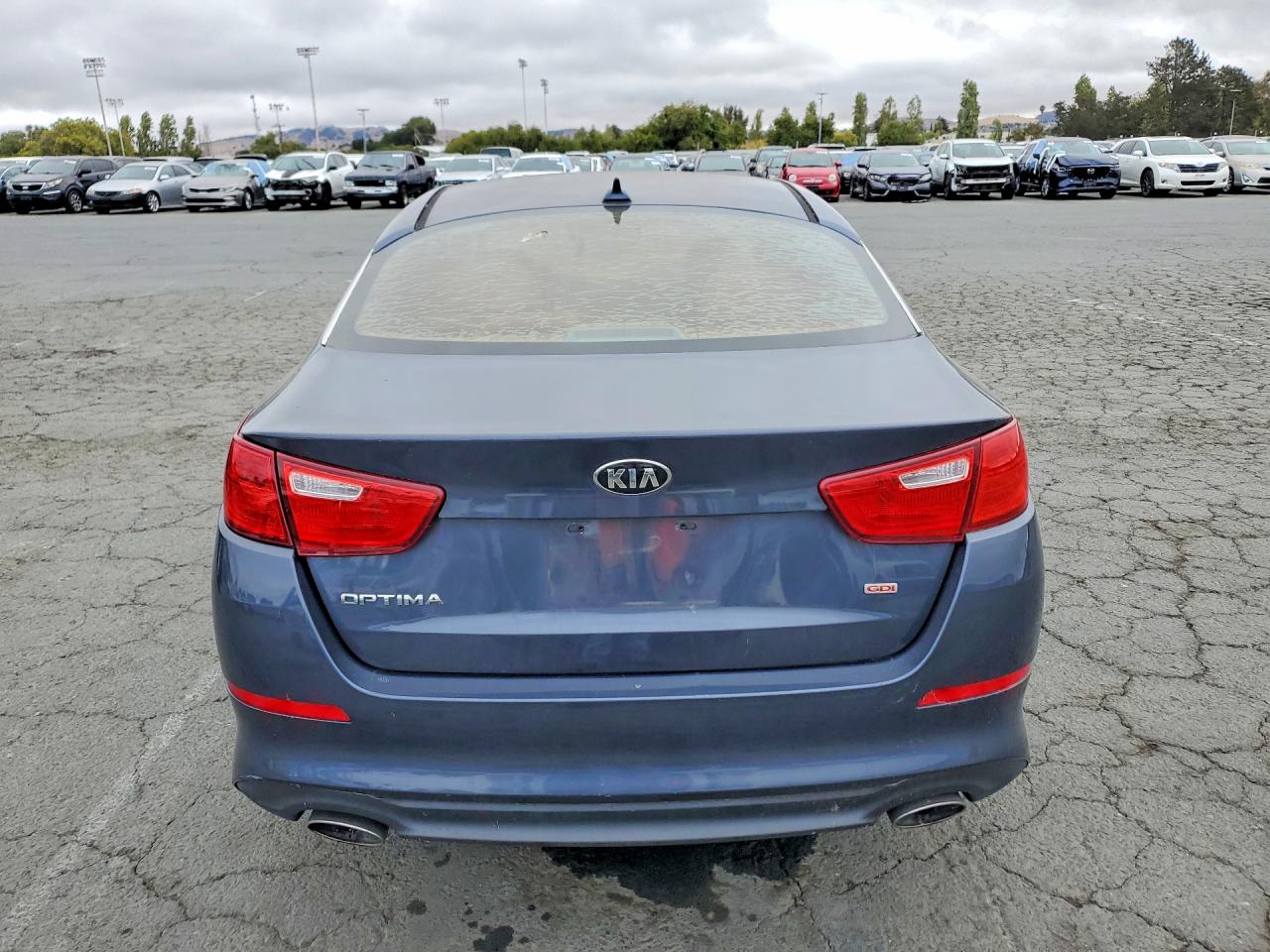 2015 Kia Optima Lx Blue vin: 5XXGM4A71FG485844