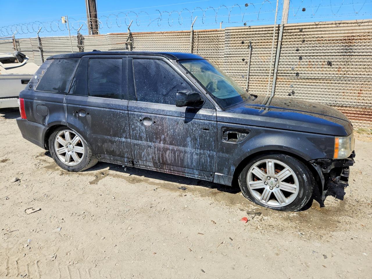 2007 Land Rover Range Rover Sport Hse Серый vin: SALSF25417A103746