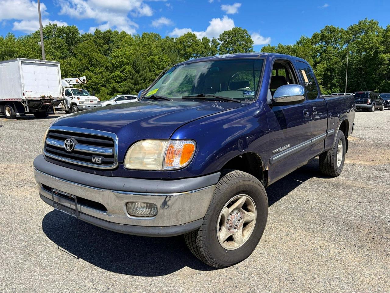 2000 Toyota Tundra Sr5 Blue vin: 5TBBT4410YS034872