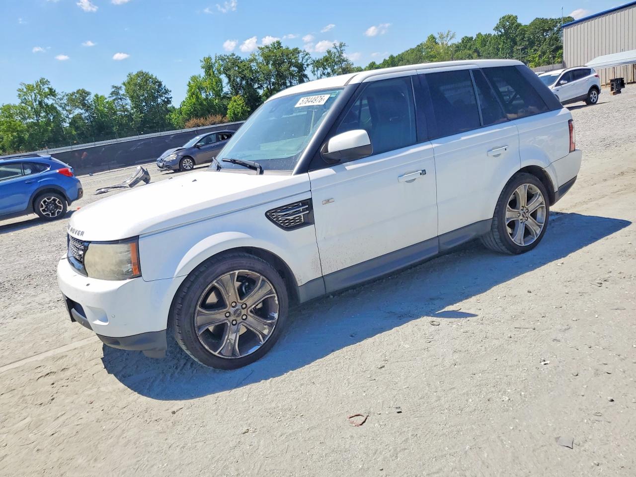 2012 Land Rover Range Rover Sport Hse Luxury Белый vin: SALSK2D47CA753723