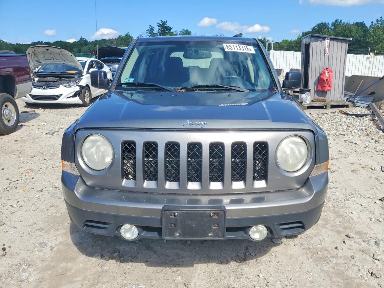 2012 Jeep Patriot Latitude Gray vin: 1C4NJRFB9CD604773