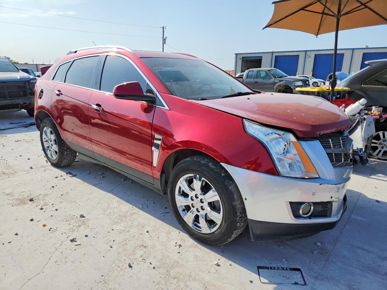 2015 Cadillac Srx Luxury Collection Red vin: 3GYFNEE38FS619954