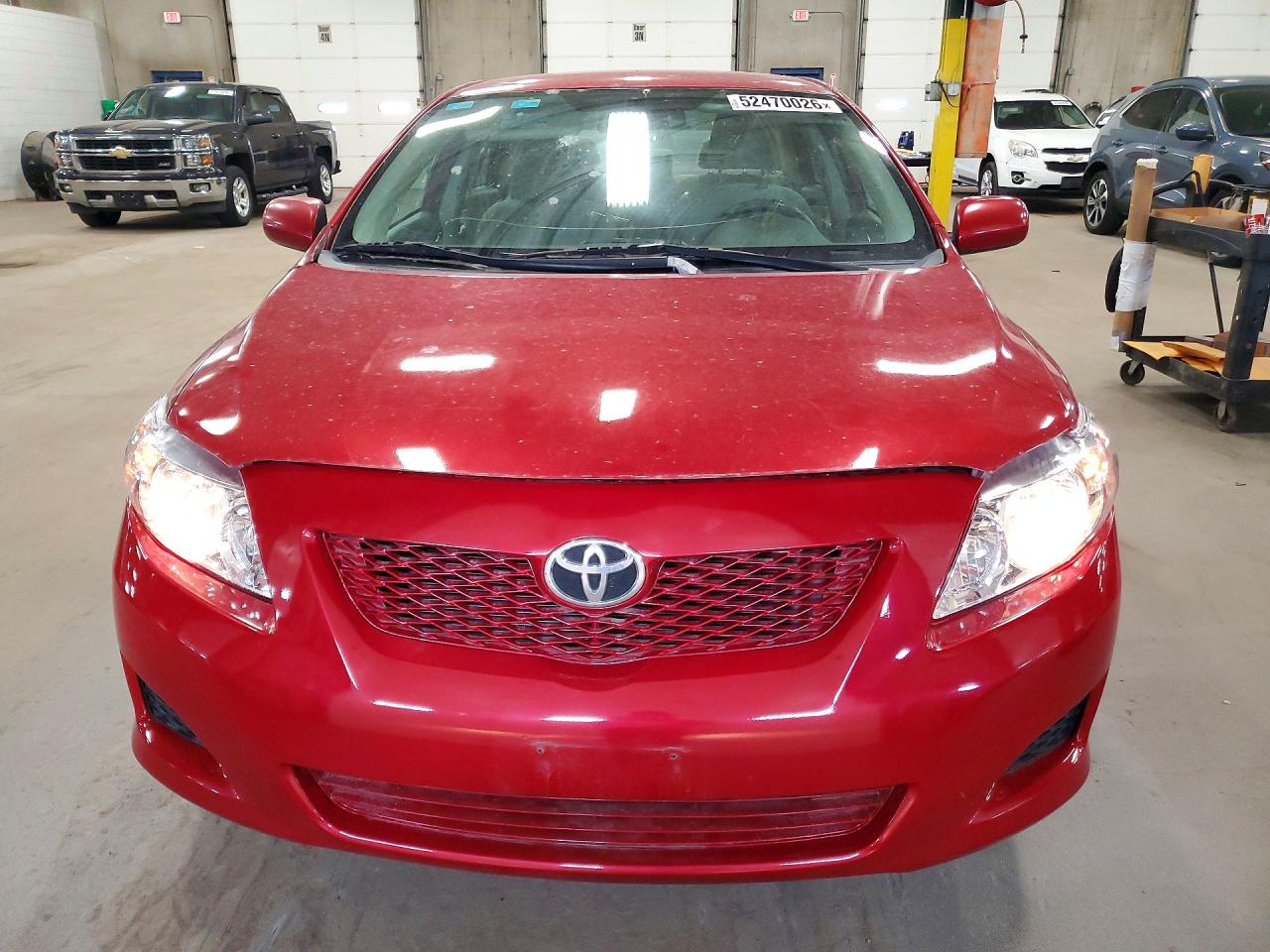 2009 Toyota Corolla Le Red vin: 2T1BU40E99C043237
