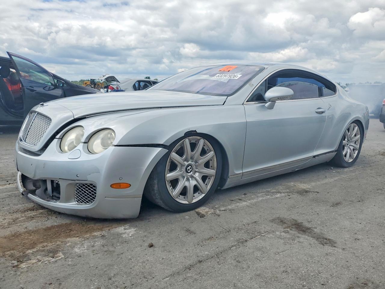 2005 Bentley Continental Gt Silver vin: SCBCR63W95C024120