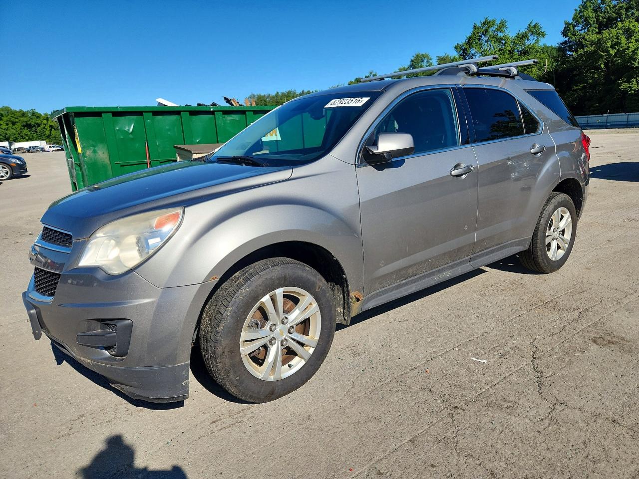 2012 Chevrolet Equinox Lt Gray vin: 2GNFLEEK1C6292995