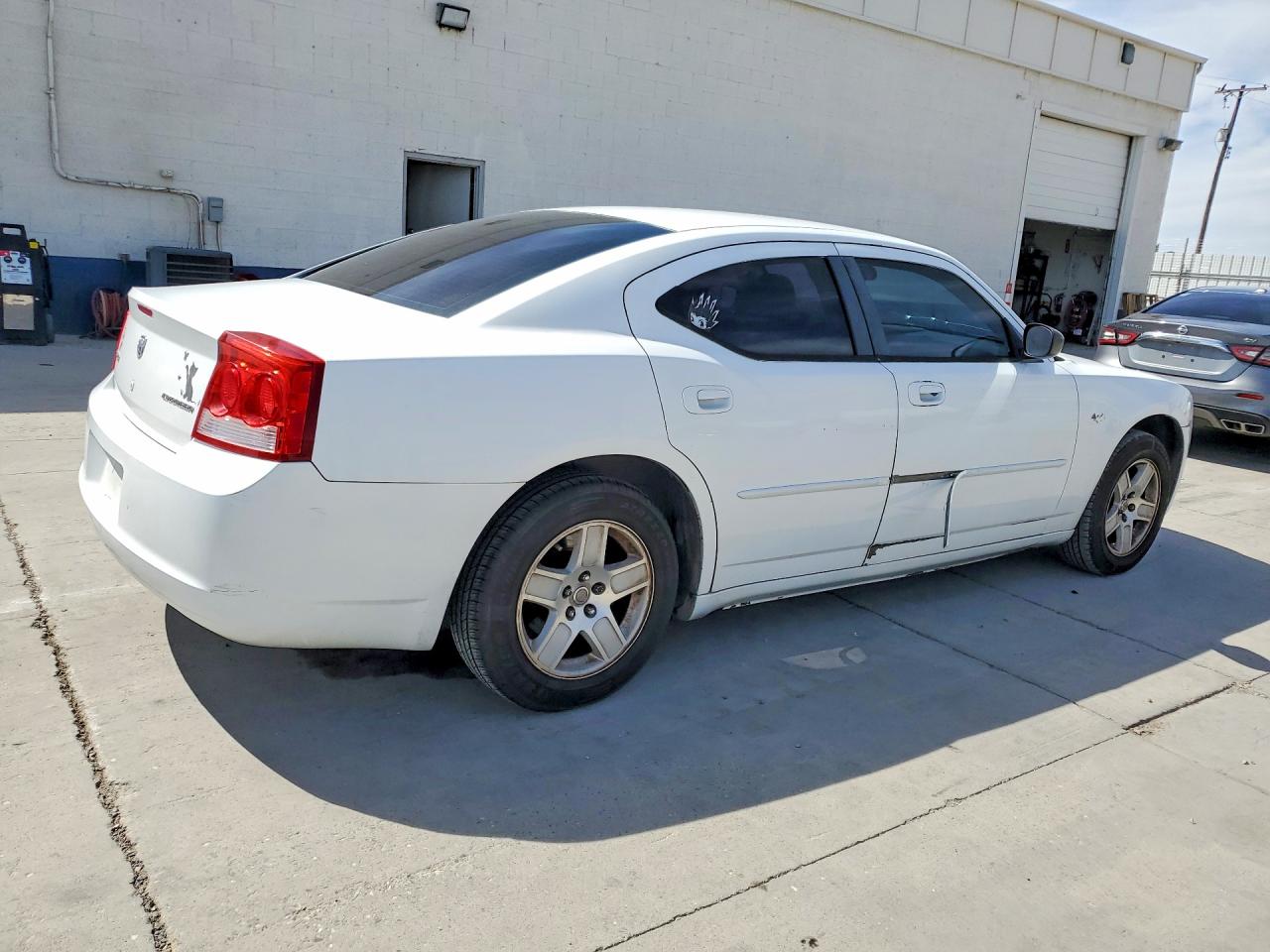 2009 Dodge Charger White vin: 2B3KA43D49H530249