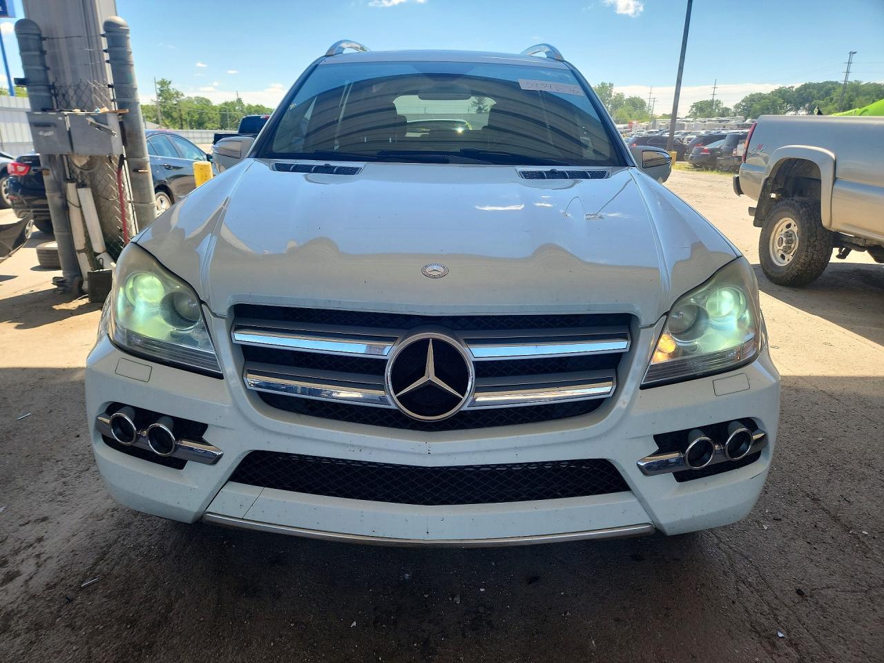2010 Mercedes-benz Gl 450 4matic White vin: 4JGBF7BE0AA561251