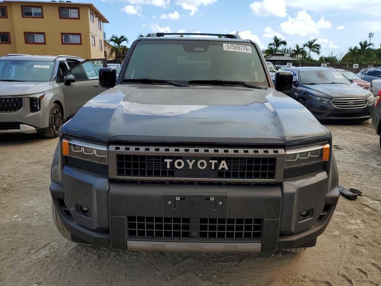 2025 Toyota Land Cruiser Base Gray vin: JTEABFAJ7S5011409