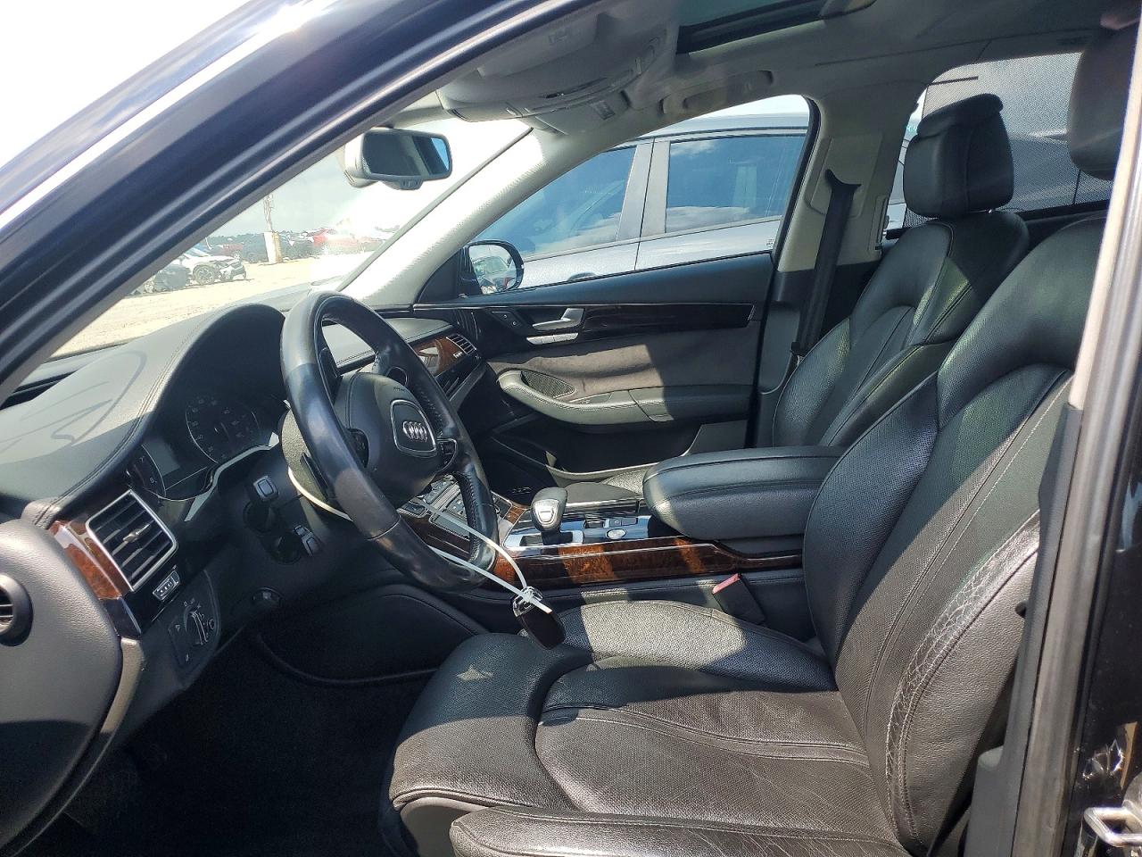 2012 Audi A8 L Quattro Black vin: WAURVAFDXCN008264