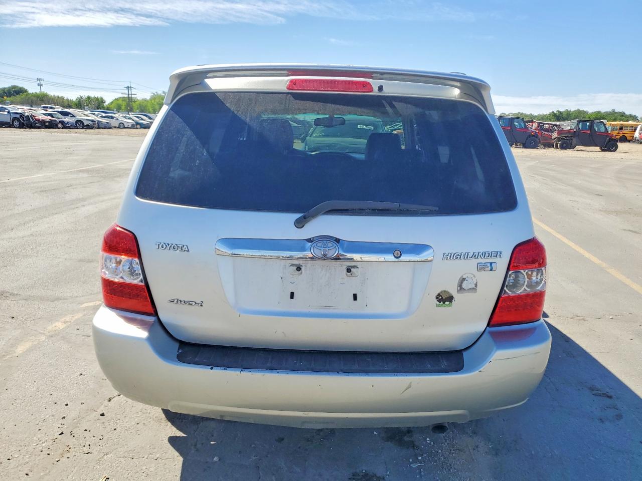 2006 Toyota Highlander Hybrid Серебряный vin: JTEEW21A760009340