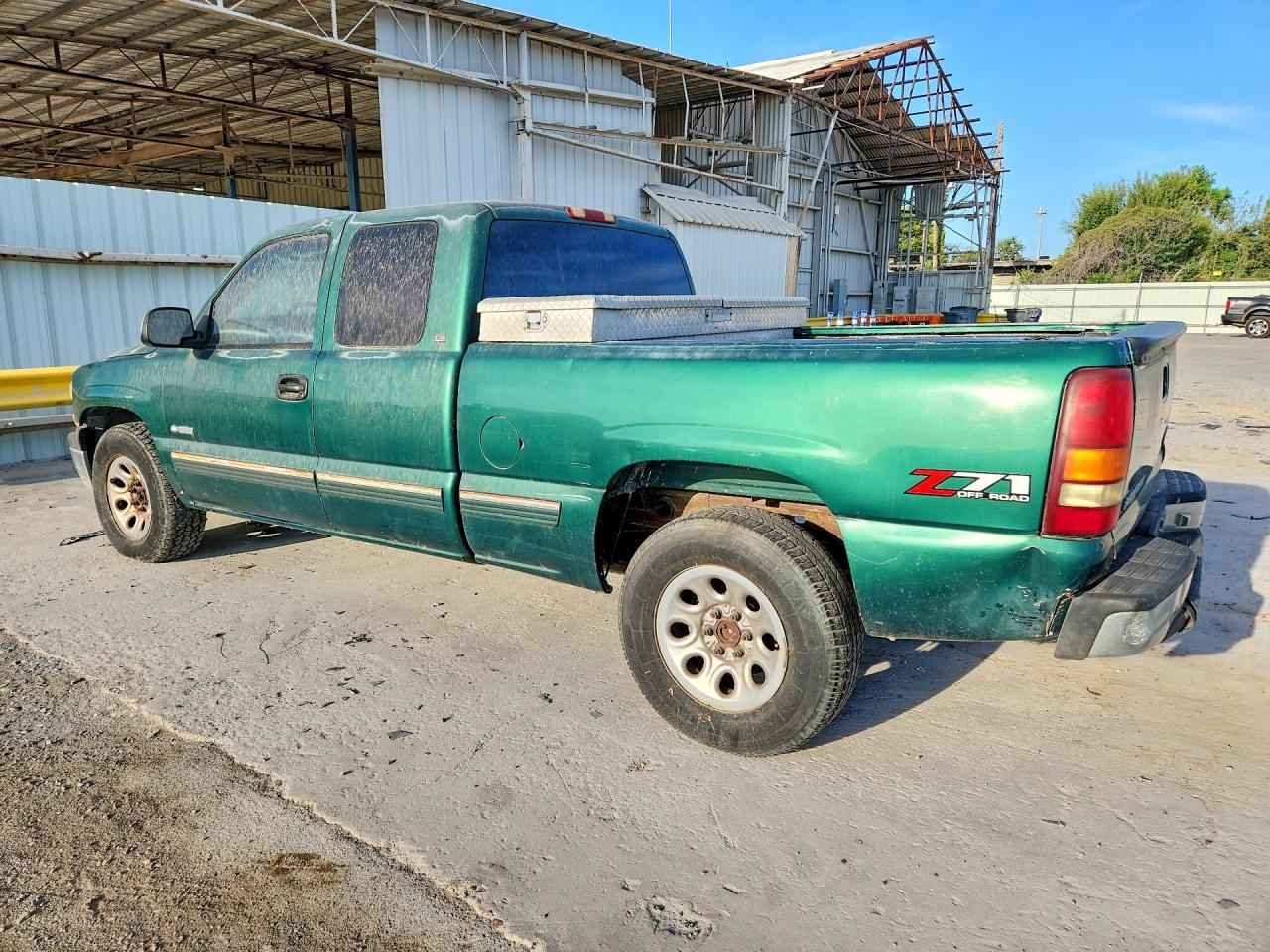 2000 Chevrolet Silverado K1500 Green vin: 1GCEK19T9YE135169