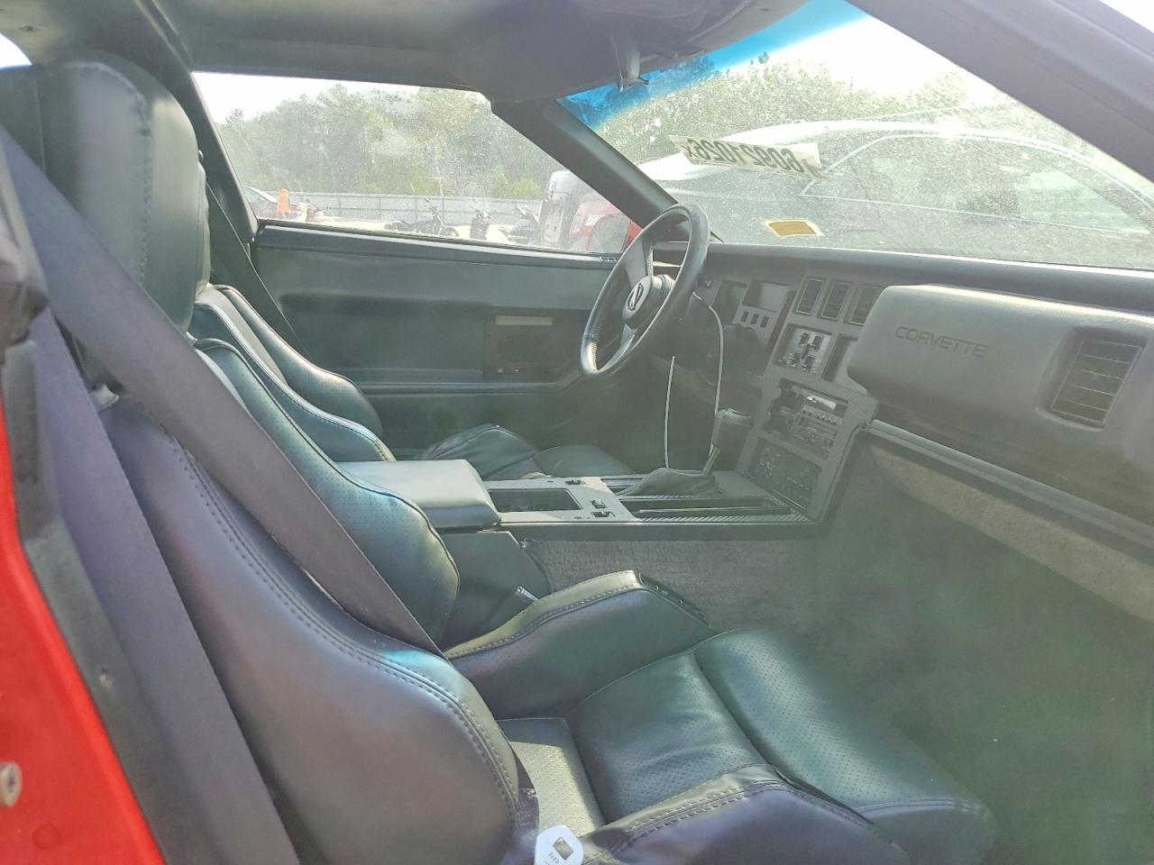 1986 Chevrolet Corvette Red vin: 1G1YY0781G5117115