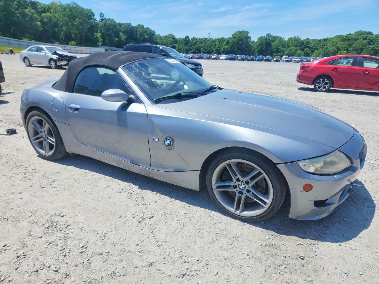 2007 Bmw M Roadster Silver vin: 5UMBT93537LY53492