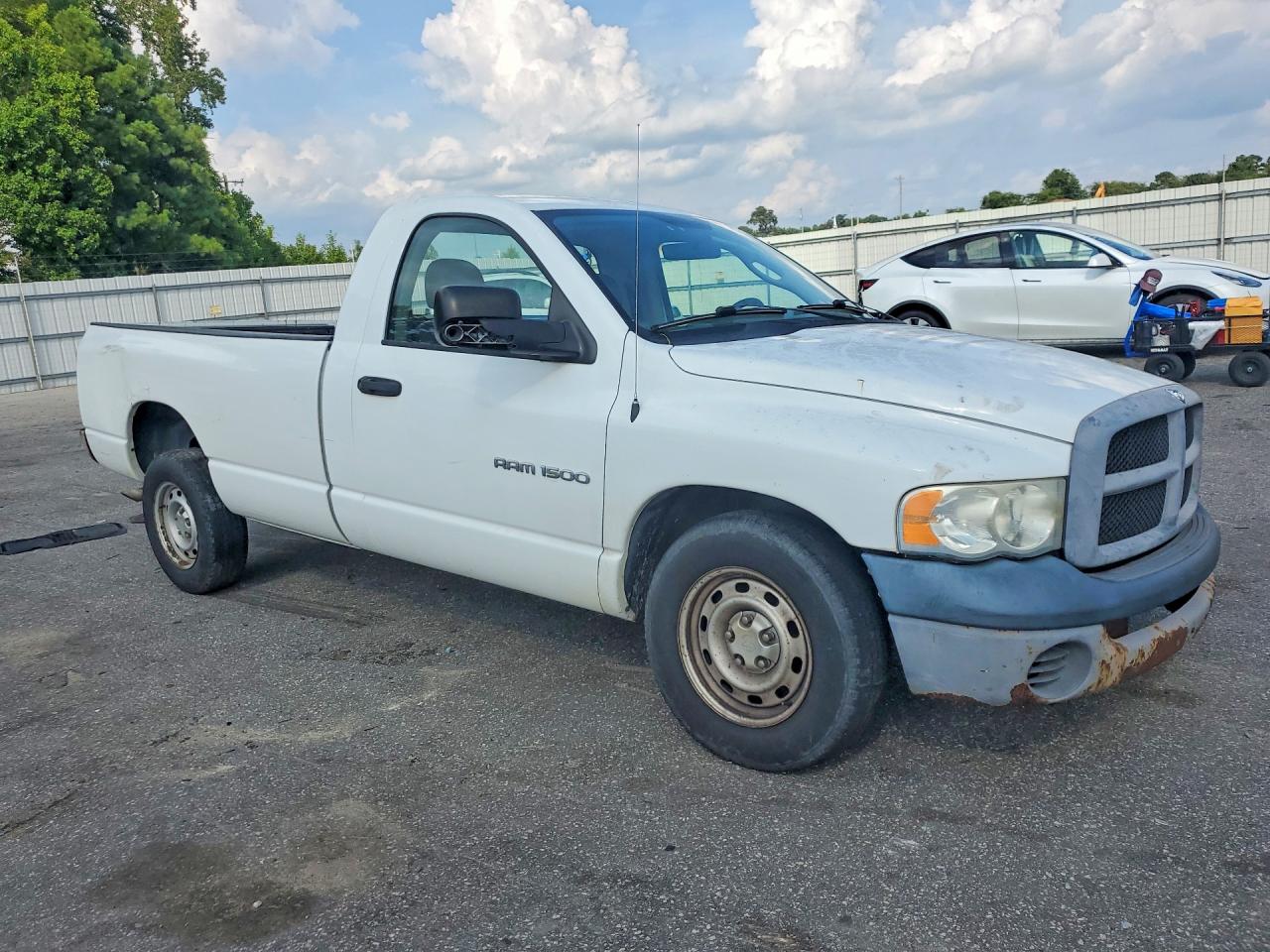 2005 Dodge Ram 1500 St White vin: 1D7HA16N05J593620