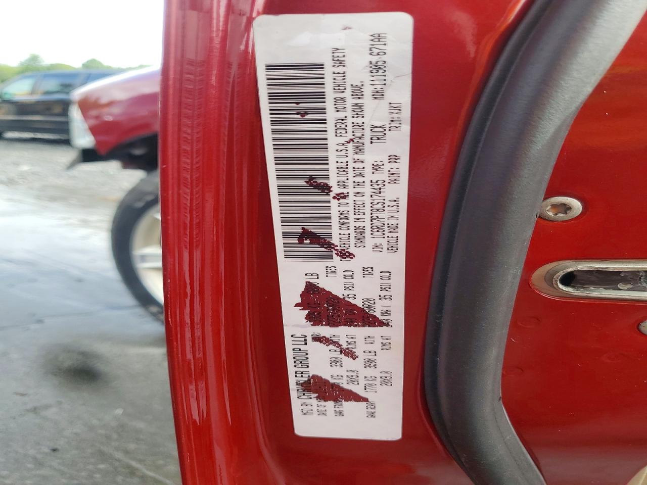 2012 Dodge Ram 1500 Longhorn Red vin: 1C6RD7PT8CS174435