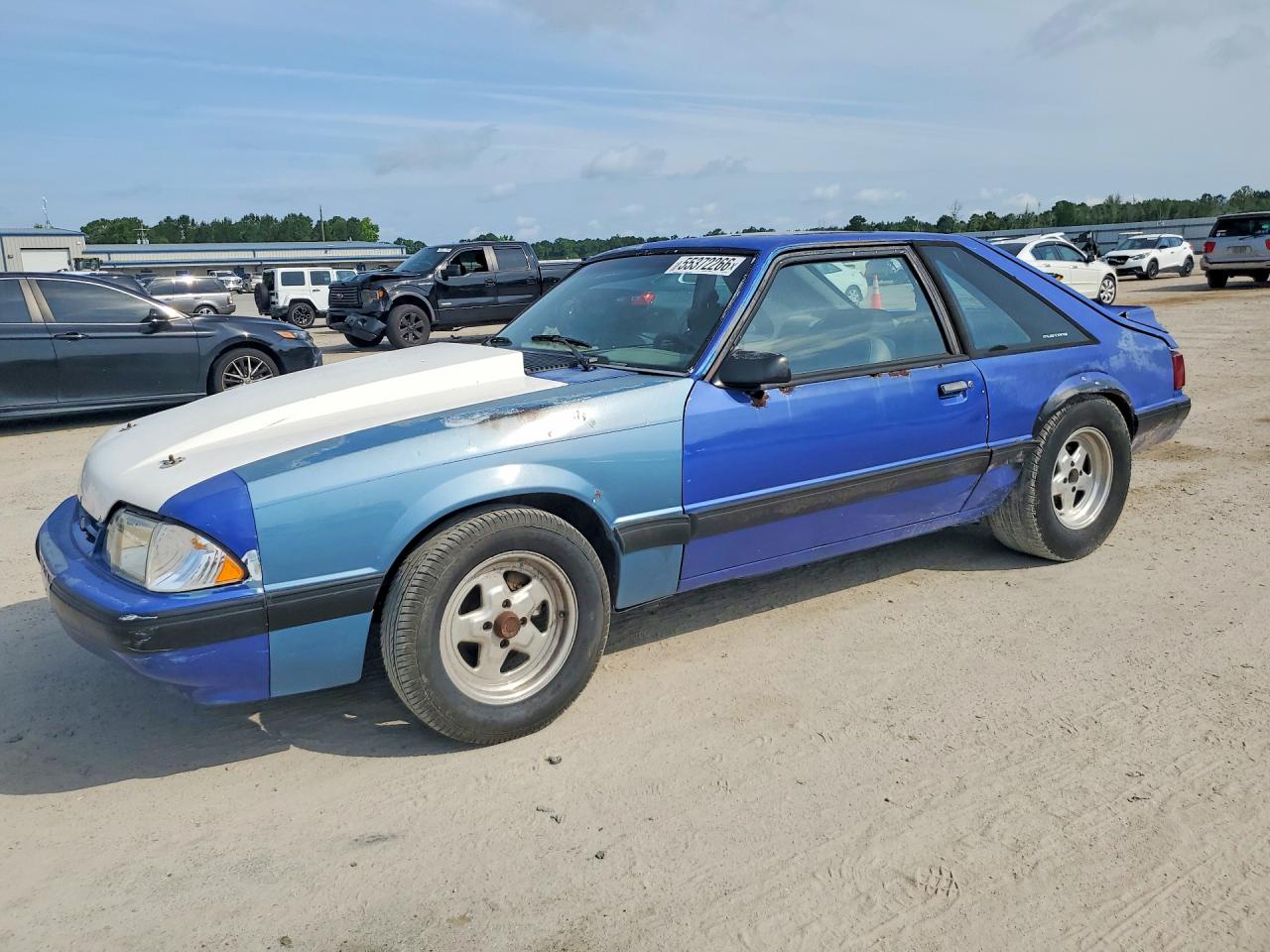 1989 Ford Mustang Lx Blue vin: 1FABP41E9KF187153