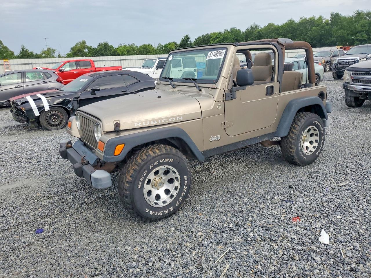 2006 Jeep Wrangler / Tj Rubicon Gold vin: 1J4FA69S26P702944