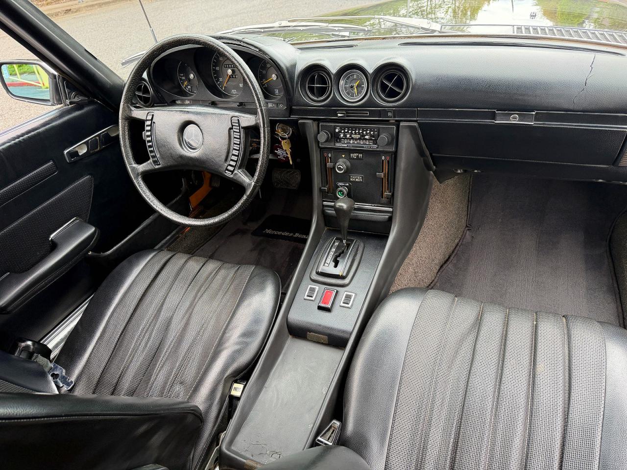 1973 Mercedes-benz 450 Sl Convertible Black vin: 10704412008355