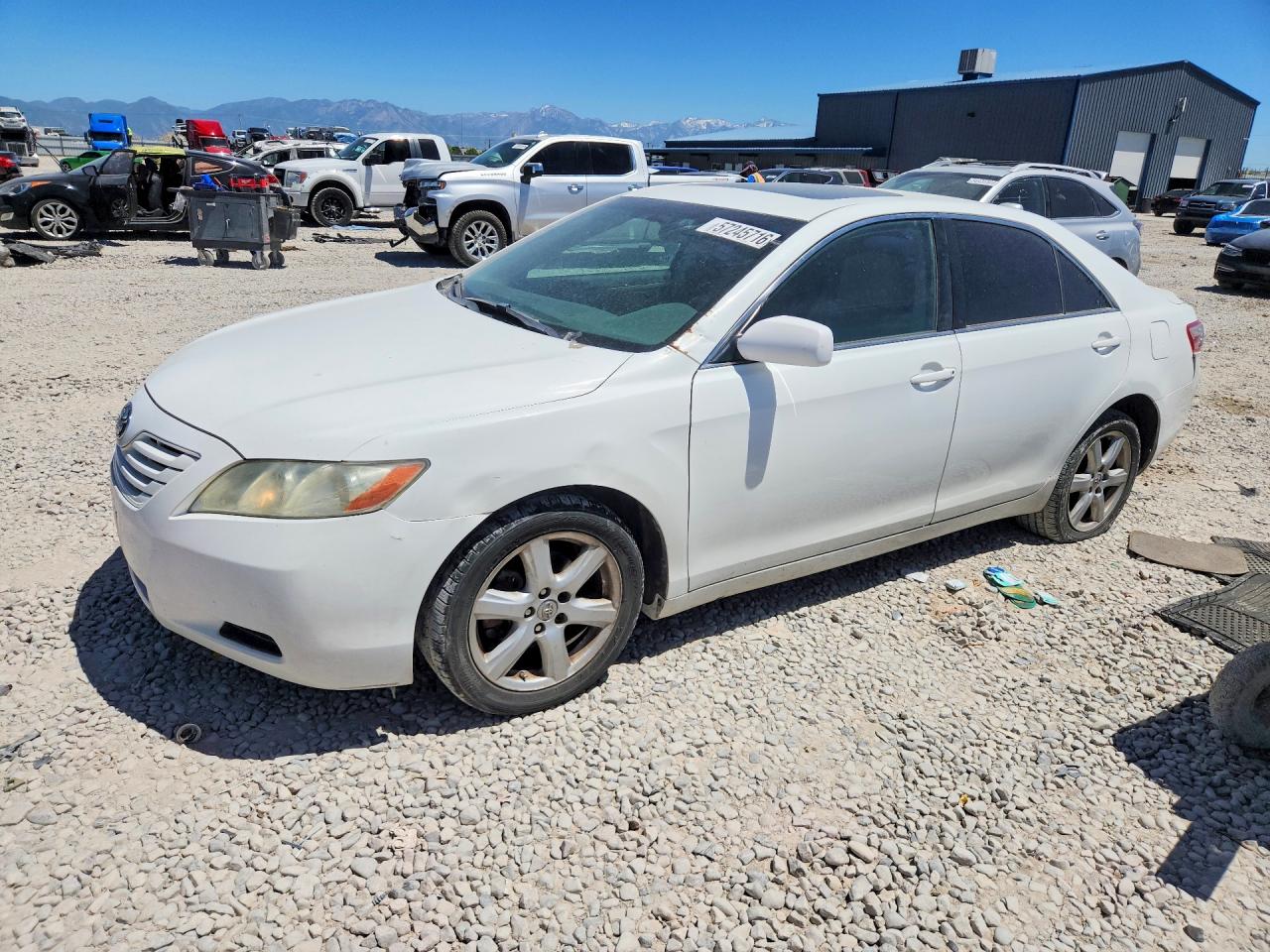 2007 Toyota Camry Le Белый vin: 4T1BE46K67U716359