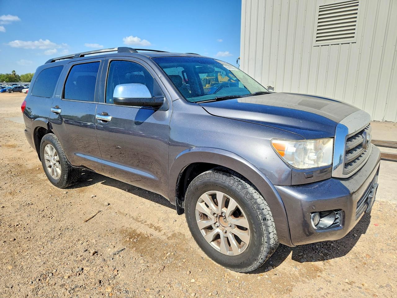 2013 Toyota Sequoia Limited Серый vin: 5TDKY5G11DS050163