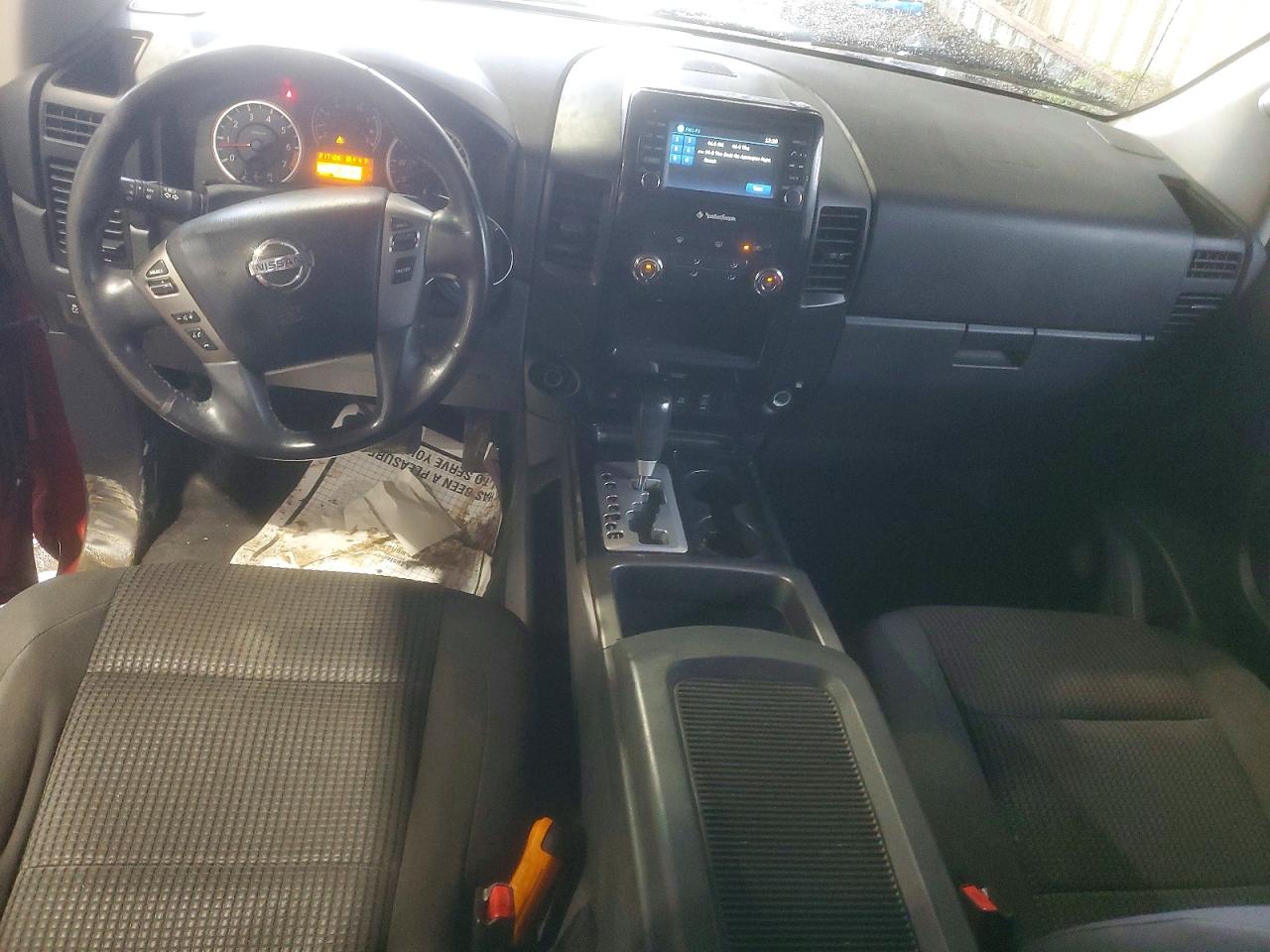 2015 Nissan Titan Sv Red vin: 1N6AA0EDXFN514573