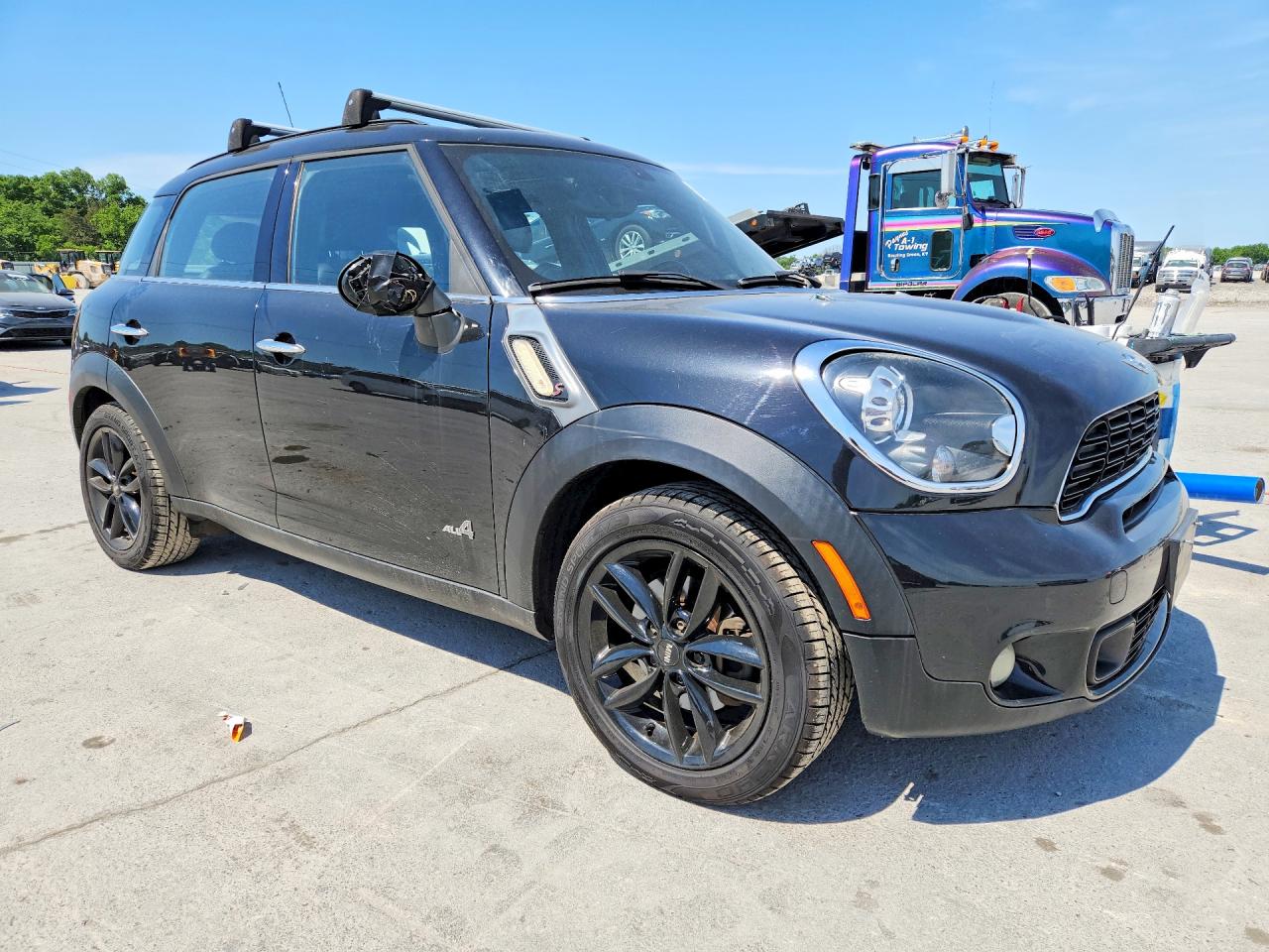 2013 Mini Cooper S Countryman Черный vin: WMWZC5C52DWP34724