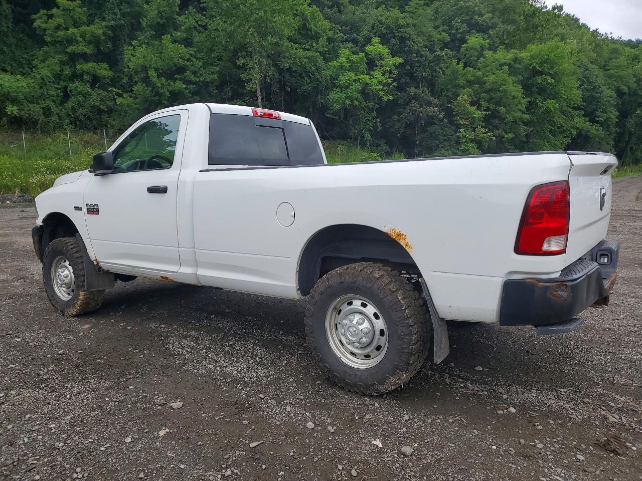 2012 Dodge Ram 2500 St White vin: 3C6LD5AT7CG281177