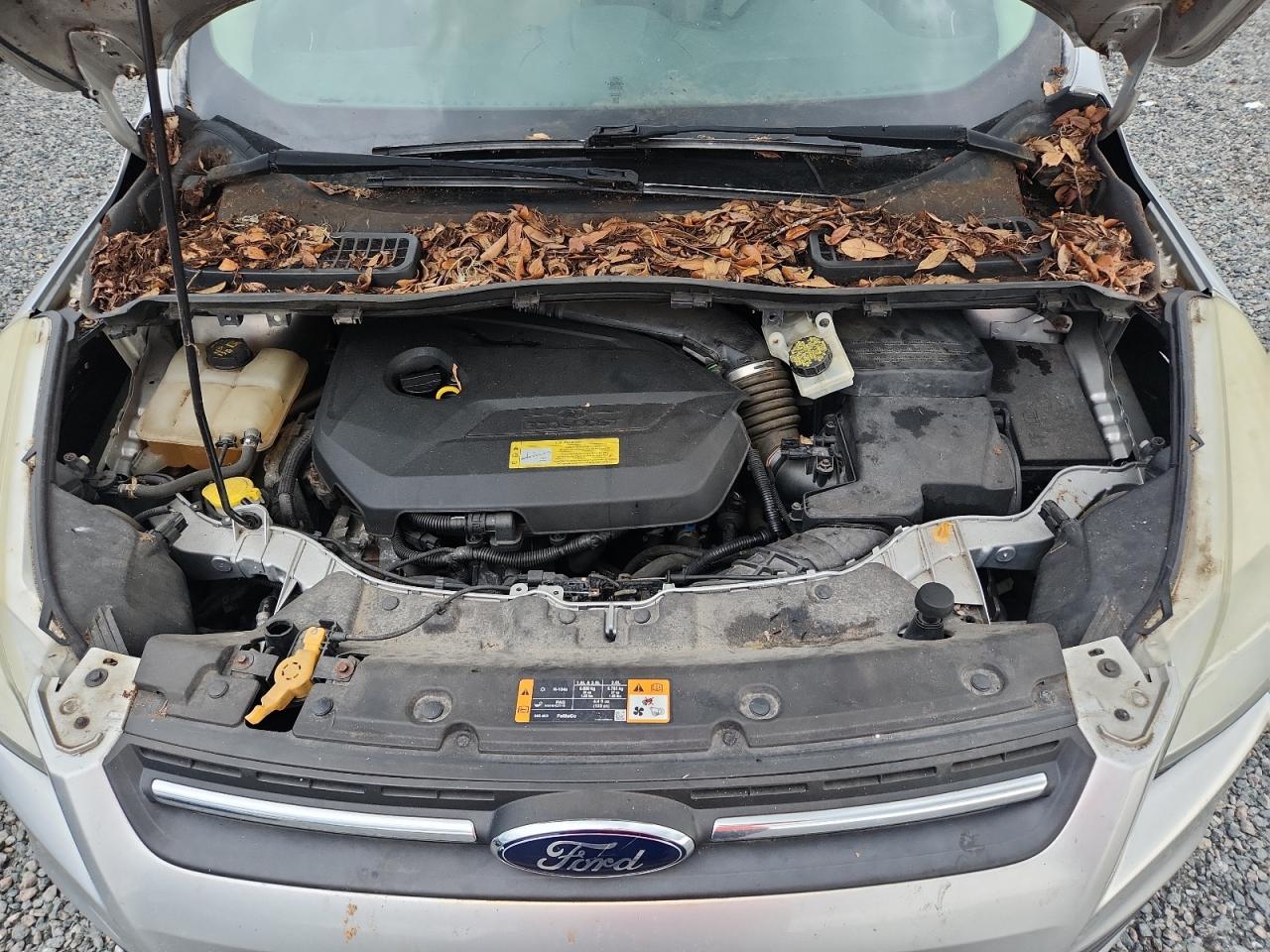 2013 Ford Escape Se Silver vin: 1FMCU9GX2DUA37439