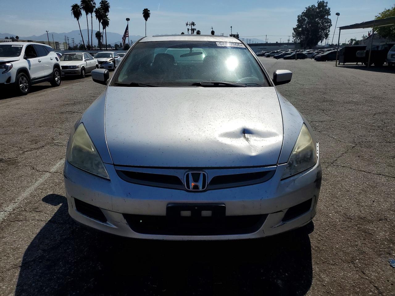 2007 Honda Accord Ex Silver vin: 1HGCM56787A011868