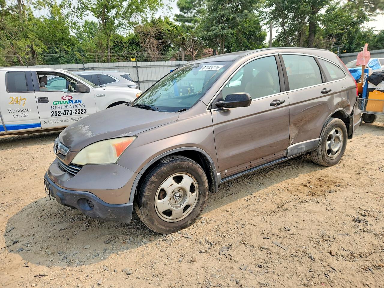 2009 Honda Cr-v Lx Red vin: 5J6RE38349L017883