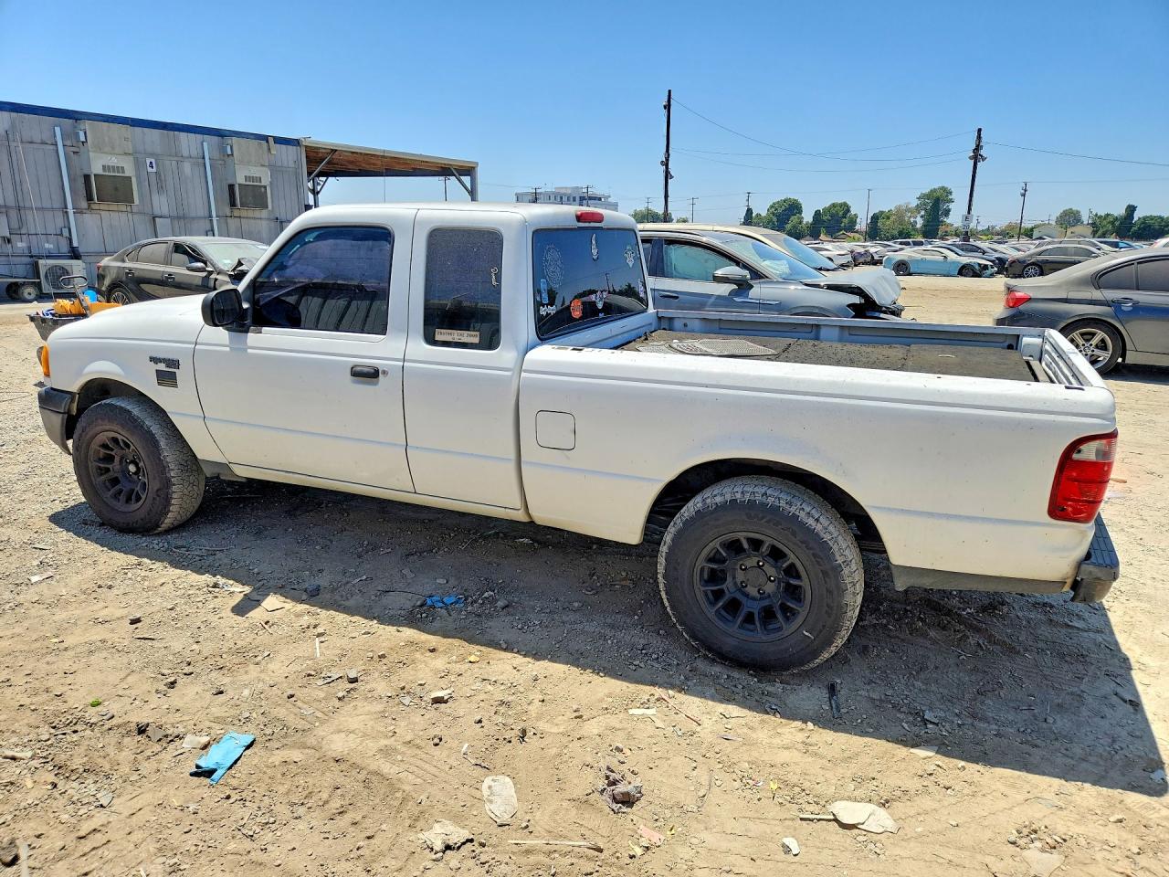 2005 Ford Ranger Super Cab White vin: 1FTYR44U65PA99726