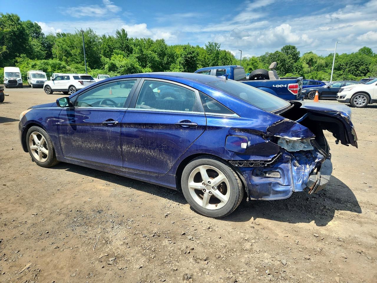 2011 Hyundai Sonata Gls Blue vin: 5NPEB4AC5BH274686
