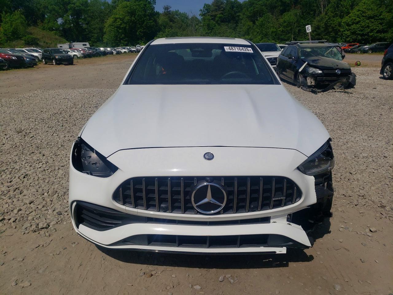2025 Mercedes-benz C 43 Amg White vin: W1KAF8HB3SR272523