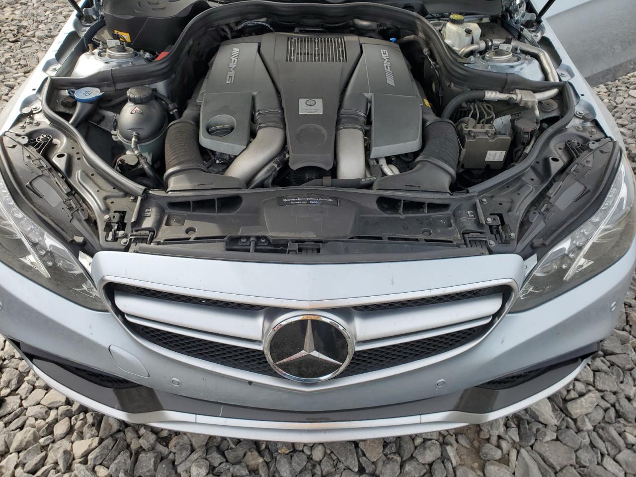 2014 Mercedes-benz E 63 Amg-s Silver vin: WDDHH7GB4EA966340