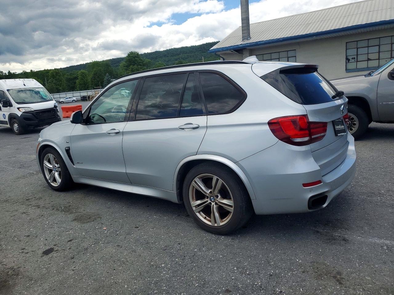 2015 Bmw X5 Xdrive50i Silver vin: 5UXKR6C58F0J76214