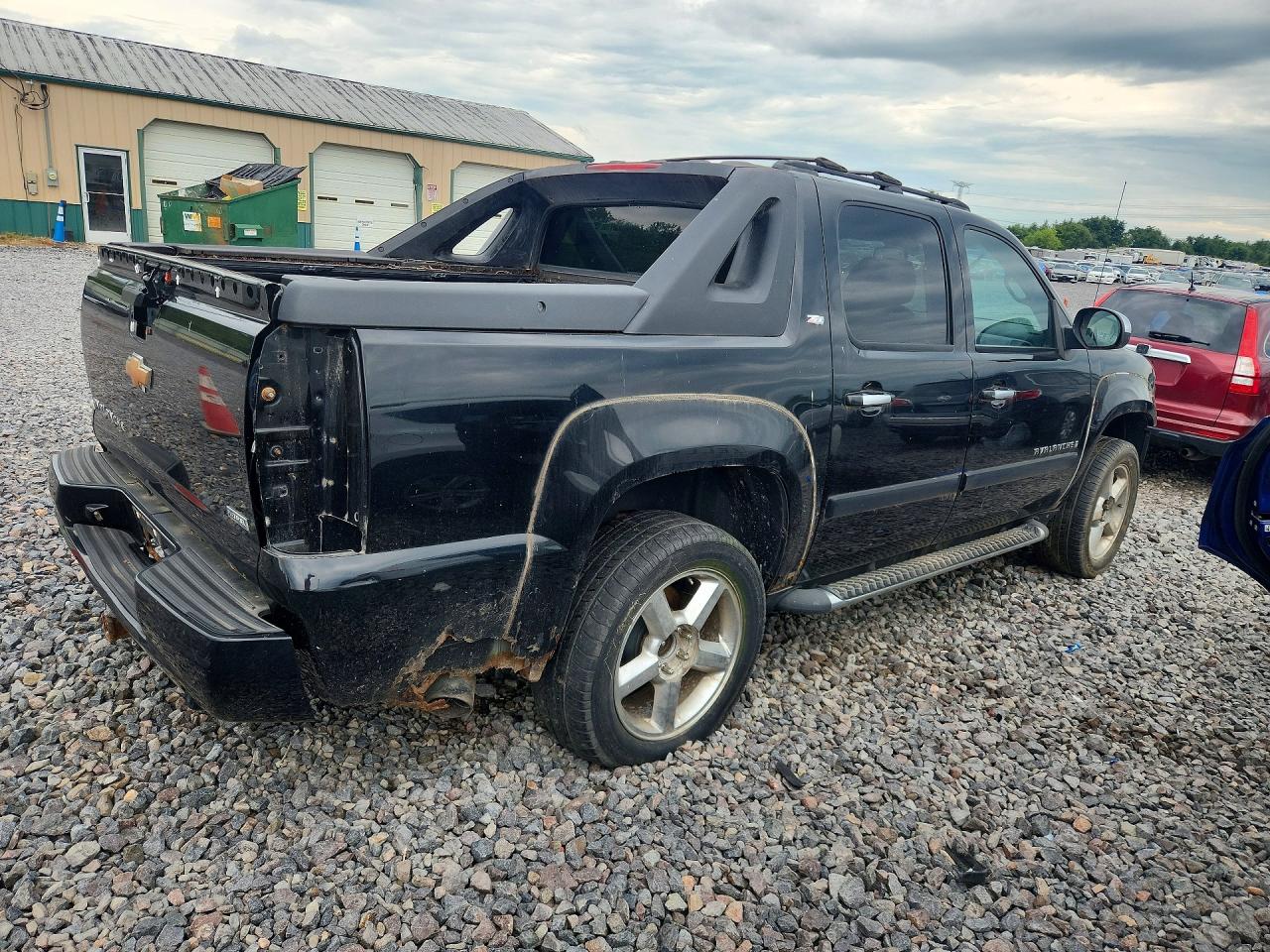 2007 Chevrolet Avalanche K1500 Черный vin: 3GNFK12397G280256