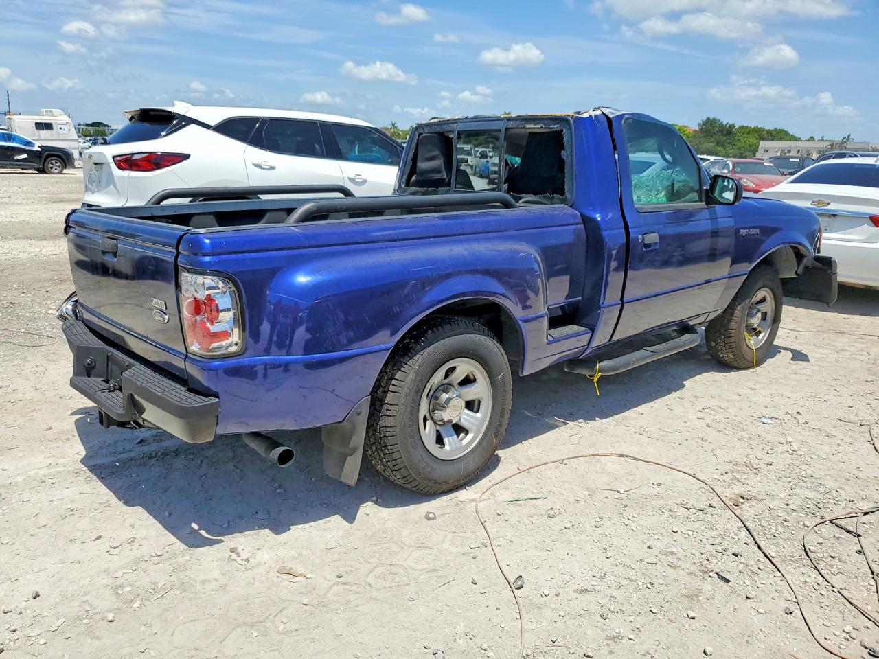 2004 Ford Ranger Blue vin: 1FTYR10U04PA76221