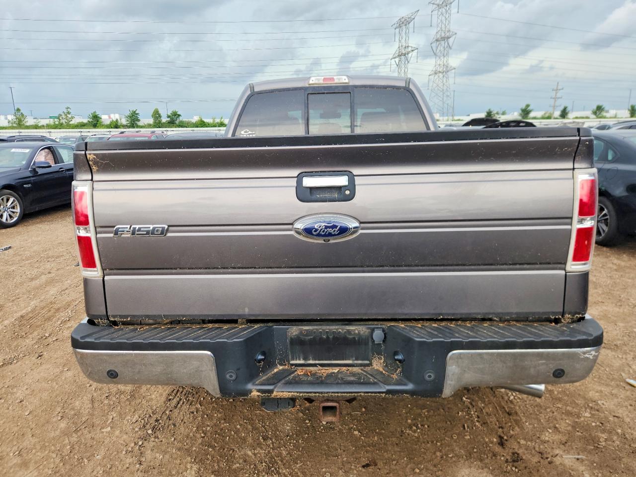 2013 Ford F150 Super Cab Gray vin: 1FTFX1ET3DFC93054