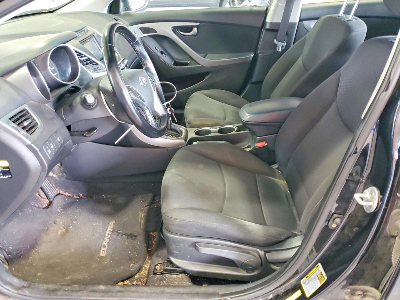 2015 Hyundai Elantra Se Black vin: KMHDH4AE5FU438117