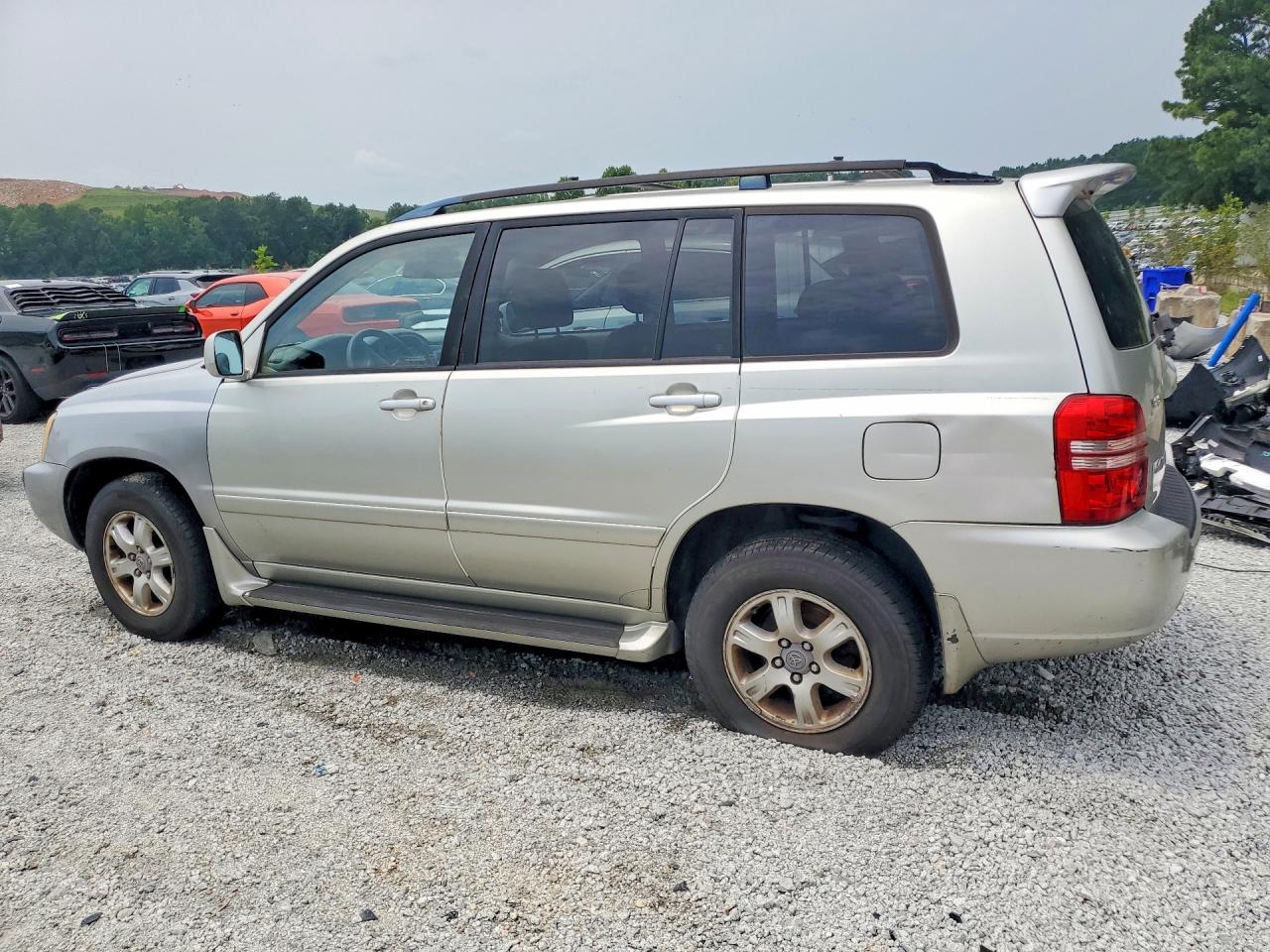 2003 Toyota Highlander Limited Серебряный vin: JTEHF21A930110470