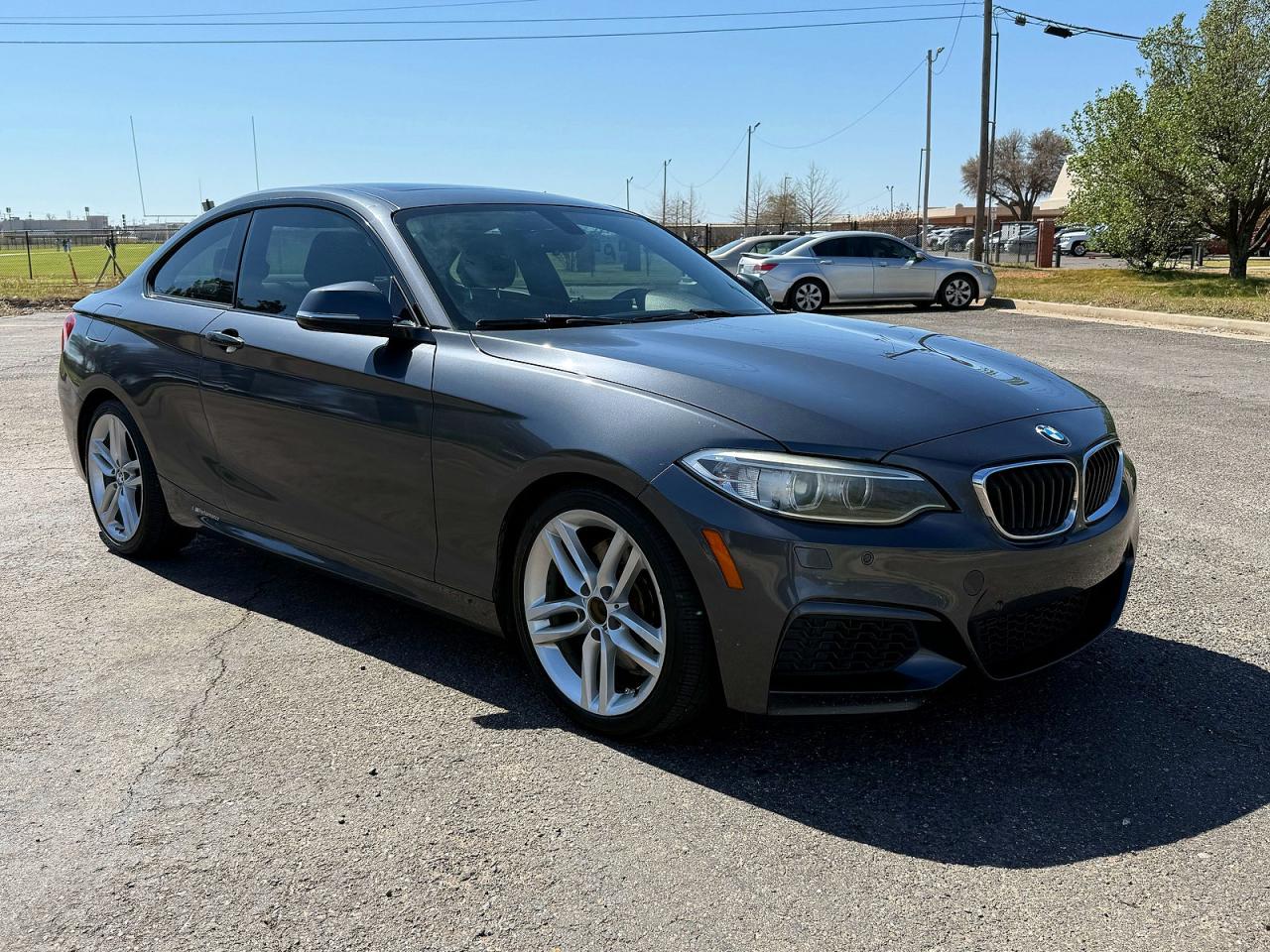 2014 Bmw 228 I Gray vin: WBA1F5C51EV255559